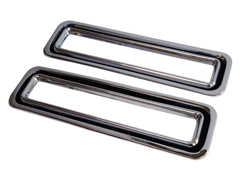 Taillight Bezel Set (pot metal reproductions) - discount exempt.