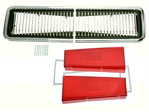 Taillight Assemblies - both sides.  Coronet R/T models this is the bezel and the lens for both drivers and passenger sides.