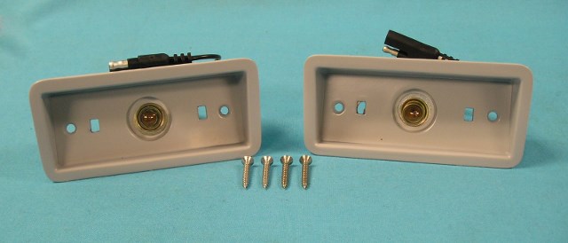 Front Side Marker Bezel - Housing only - This version for painting body color...we have optional chrome versions as well. (pair)