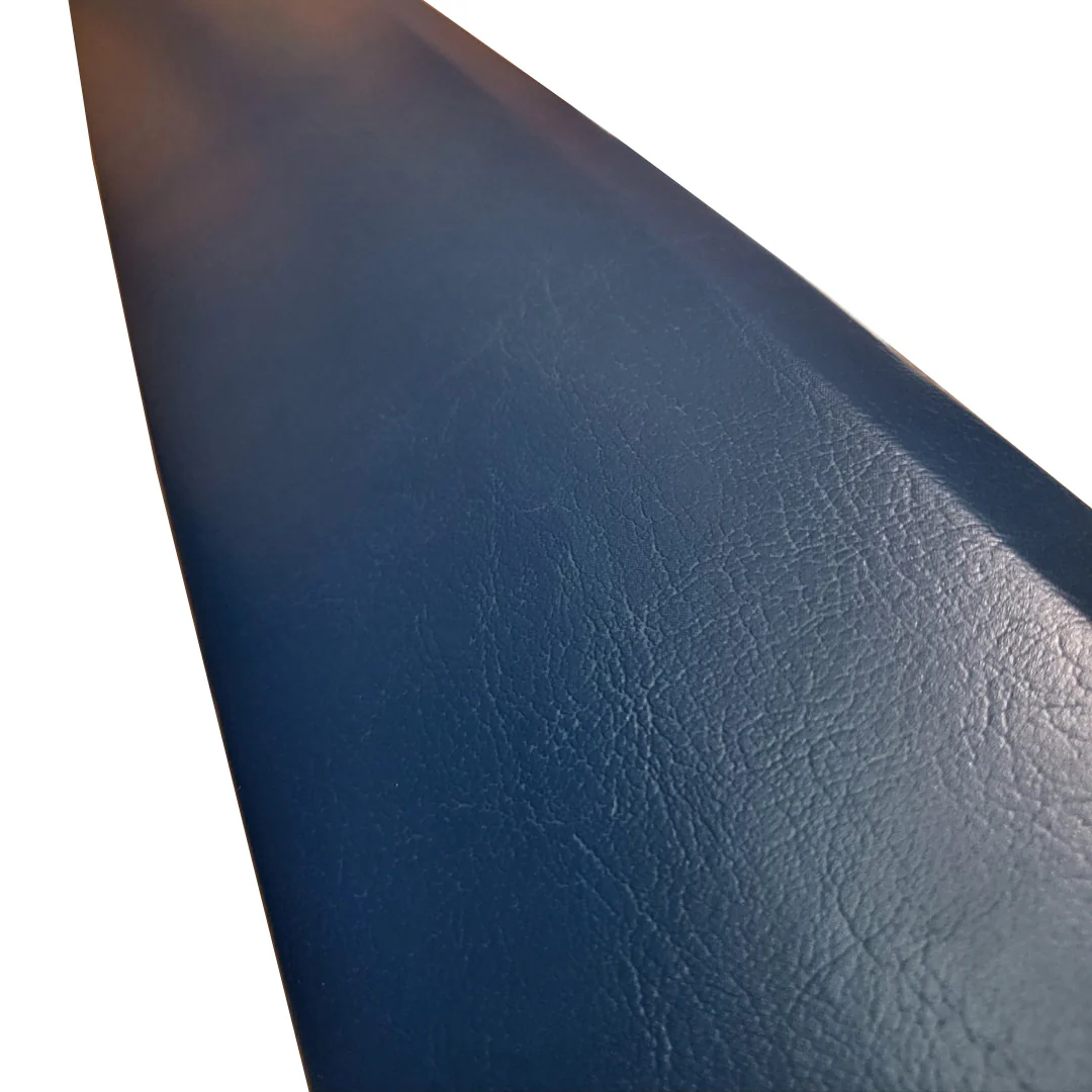 Dash Pad - Blue, reproduction dash pads just like originals with metal cores that are vinyl wrapped