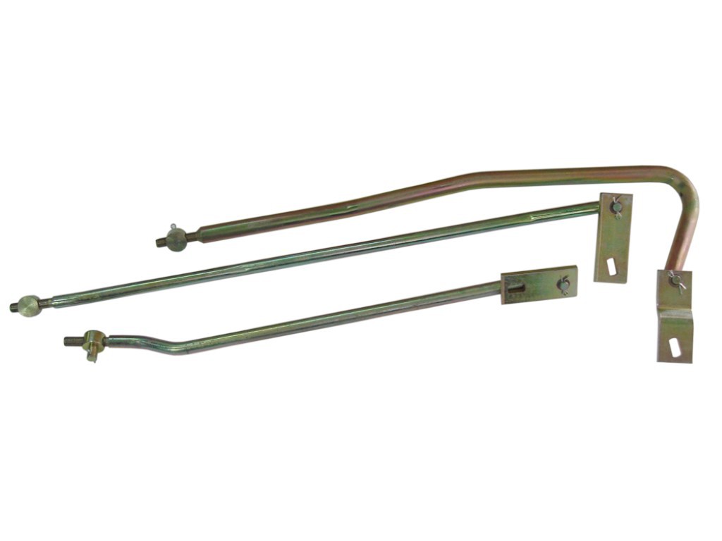 Shift Rod Lever Sets 4 Speed shift rod lever set.  Comes with 3 levers, 3 swivels, and 3 clips.(discount exempt)