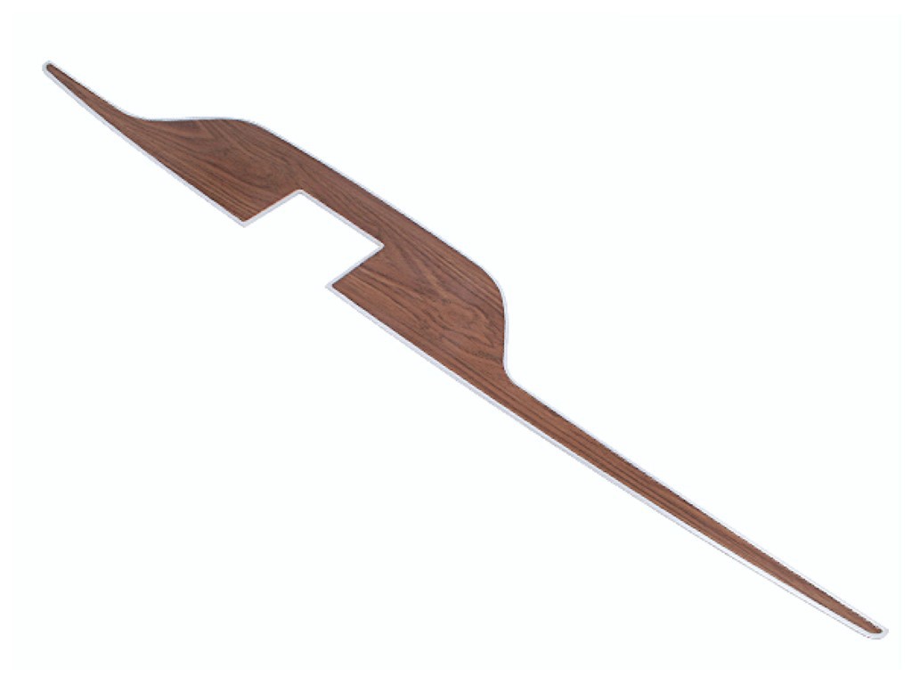 Automatic Console Plate with new woodgrain - discount exempt