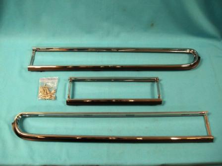 Taillight Bezels - 3 Pieces in set. Made of pot-metal like originals. (discount exempt)