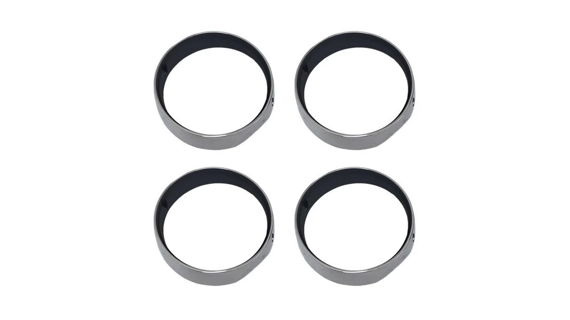 Front Chromed Headlight Bezel - Sold Each - discount exempt
