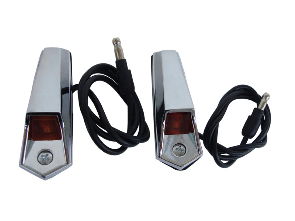 Top Hood Mounted Turn Signal Indicator Assemblies (pair) (Discount Exempt)