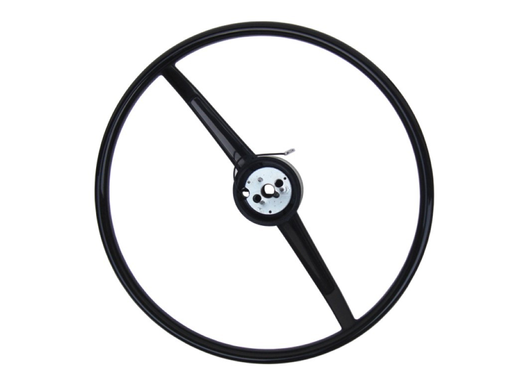 Steering Wheel - 2 spoke standard steering wheel - Black - discount exempt