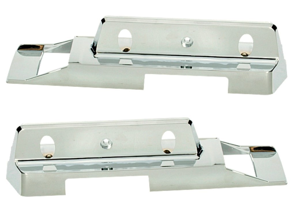 Chromed armrest bezels -Front Only - Pair