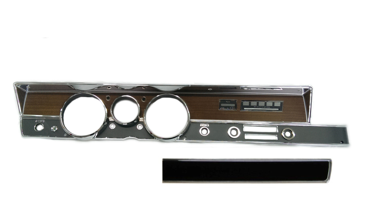 DASH BEZELS A.C INSTRUMENT BEZEL with glovebox piece. - discount exempt
Note:  Bezel does NOT come with any lenses - that includes indicator lenses as well.