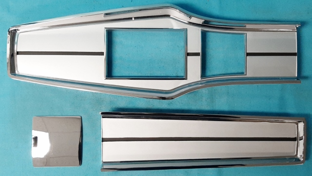 Console Top Set - All 3 Pieces - 4 speed.  (console top plate, Console ashtray door, console fip up door).