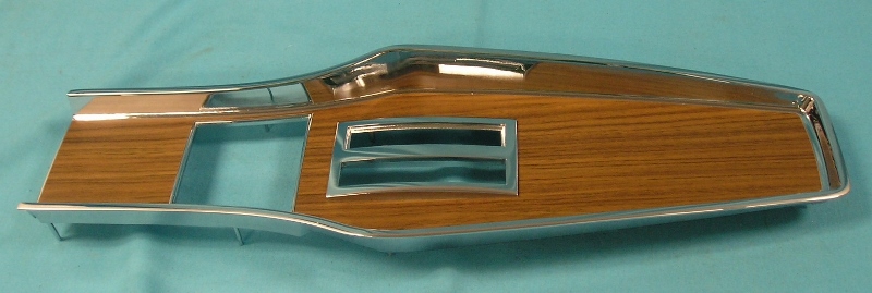 Automatic tranny console Top Plate - woodgrain - discount exempt