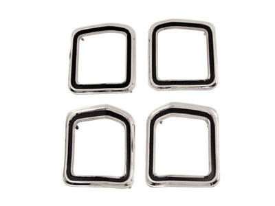 Tailight Bezel set (set of 4) - Pot metal reproductions - Discount exempt