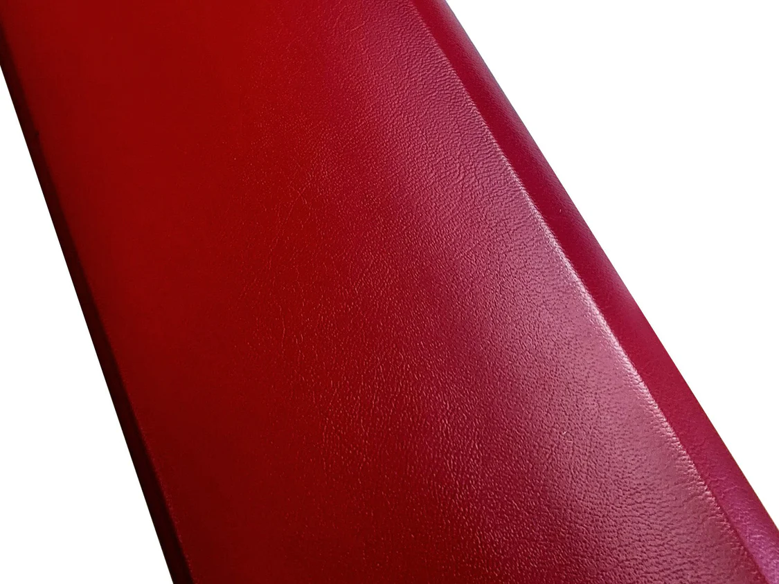 Top Dash Pad - Red, Metal core, Vinyl covered like originals.(discount exempt)