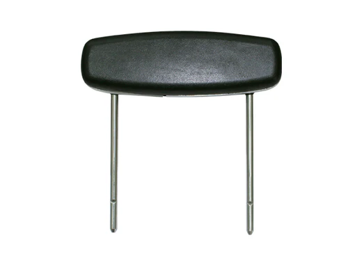 Headrests (black) - Bench, Pair New reproduction headrests for your Mopar. New moulded headrest come with chrome accent bands and gaskets installed. These are made to order and can take 3-4 Weeks. - discount exempt