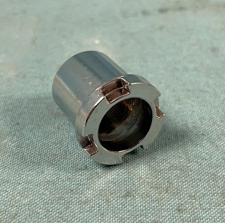 Lock nut - Chrome - Reproduction.  1968-70 B-Body, 1970 AAR Cuda, 1970 Challenger T/A