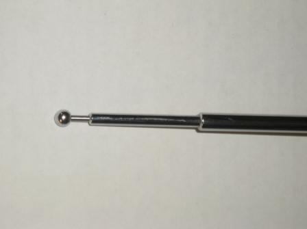 Antenna mast- three section.  This base is meant for those factory replacement antenna kits.  These are not the same screw in base found on ORIGINAL Chrysler units...