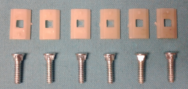 Front Hood molding hardware kit - all versions