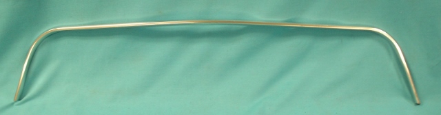 Grill Molding - Constructed of polished, clear-anodized aluminum, this piece attaches at the top of the grille with 8 clips which are not included