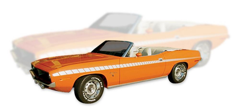 Mid-Body Side Strobe Stripe Kit - White