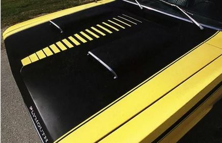 Duster Hood & Cowl "Ladder Stripe" Kit.  Add "B" for Matte Black or "W" for white in notes for web orders or notify over phone orders.