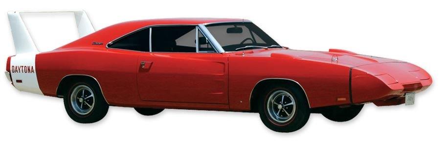 Charger Daytona Bumble Bee Stripe Kit (With "Daytona" cutout) White
