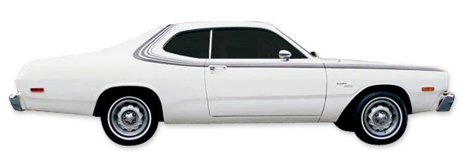 Dart Sport sides & over roof stripe kit - Black
