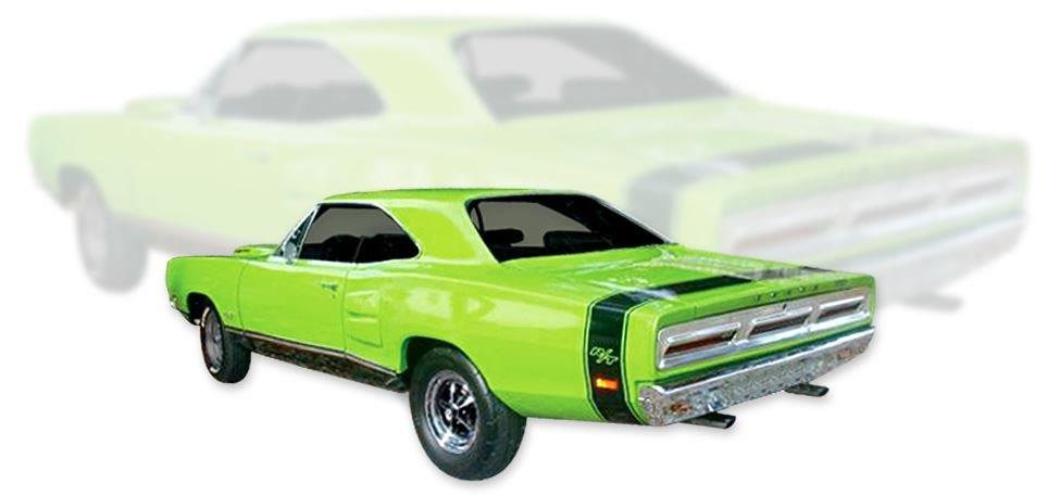 R/T Bumble Bee Stripe Kit (with "R/T" lettering) Black