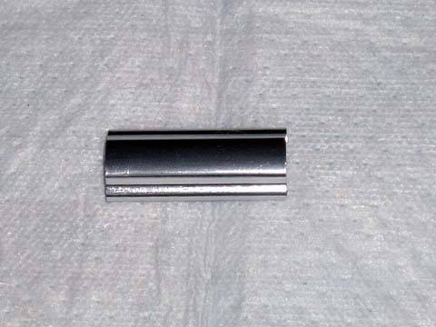 Chrome Lockstrip Clip- All A-body - (Dart / Valiant / Barracuda) - Front & Rear Glass Lockstrip Clip - which covers over the "butted" ends of lockstrip
