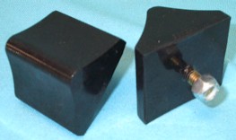 Lower Arm Bump Stop Kit - URETHANE 1-3/8" X 1-1/8" X 1-1/4"  (pair)