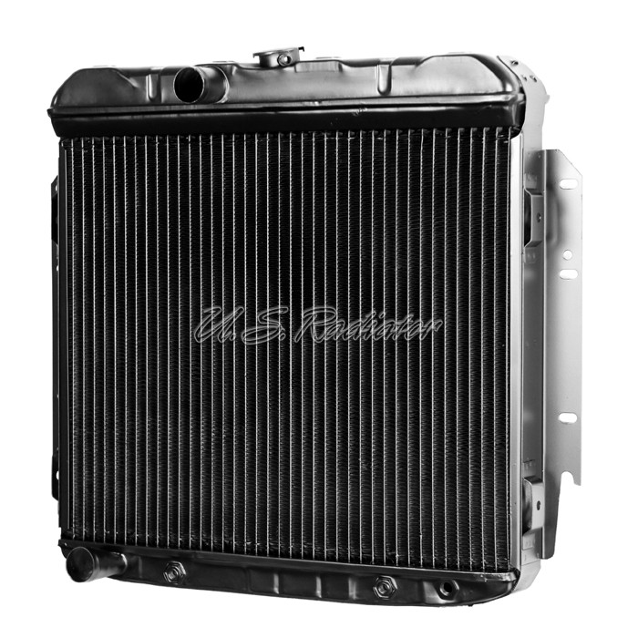 Radiator - V8 Small Blocks. Dimensions 17 1/2 X 22 X 2" - AUTOMATIC/NO AIR - 3 ROW