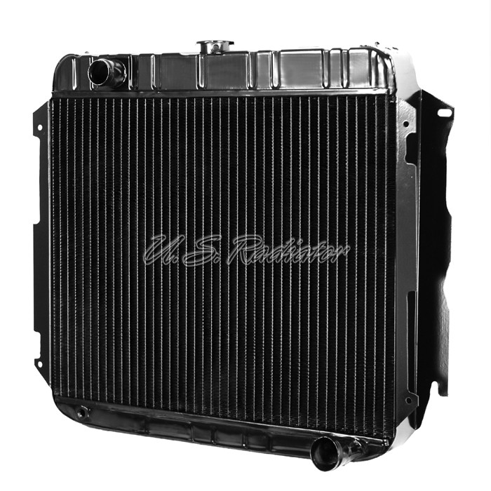 Radiator - V8 - Small Blocks. 17 1/8 X 22 X 1 1/4 - AUTOMATIC/NO AIR - 2 ROW
