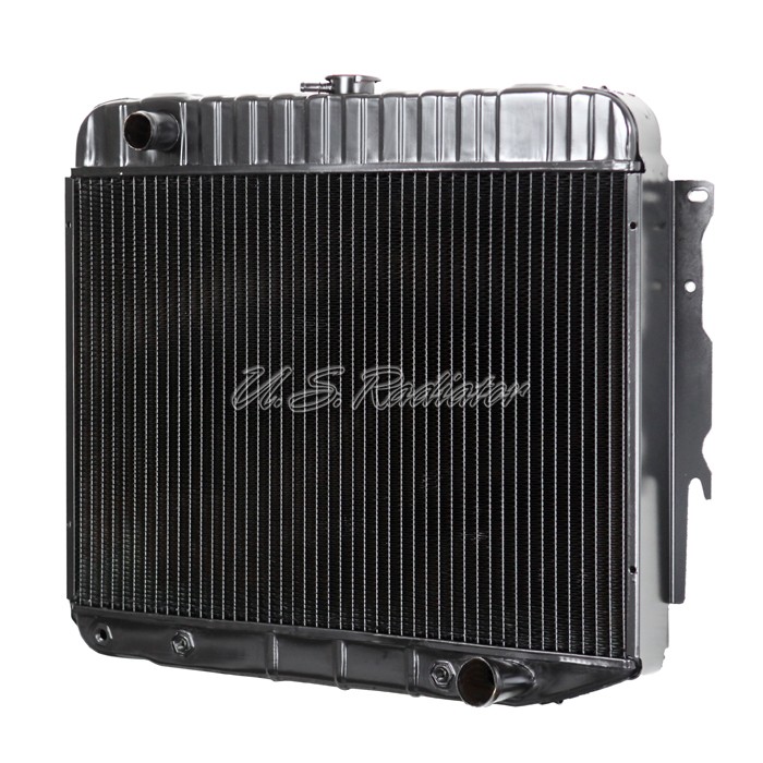 Radiator - V8 - Small Blocks. 17 1/2 X 26 X 1 1/4 - AUTOMATIC/NO AIR - 2 ROW