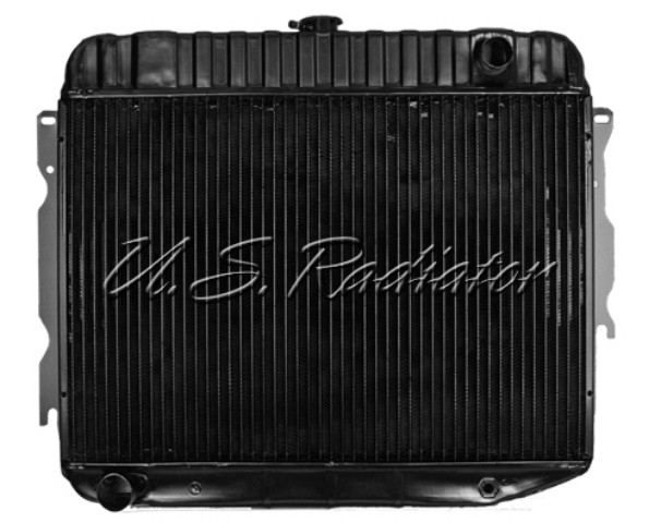 Radiator - V8 - Big Blocks. 17 1/2 X 26 X 1-1/4" - AUTOMATIC/NO AIR - 2 ROW