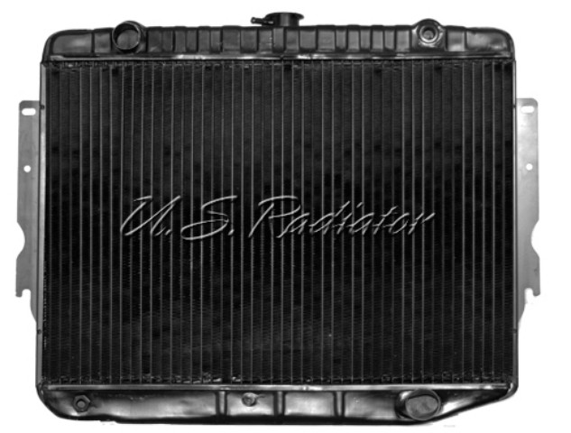Radiator - V8 - 318/340/360. 18 X 25 3/8 X 1 1/4 - AUTOMATIC/NO AIR - 2 ROW