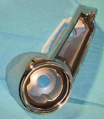 Drivers Side Taillight bezel.  Comes with Black plastic taillight bezel to body gasket, the white foam underlayment gaskets, the red taillight lens gaskets and the round backup lens gaskets - all included.