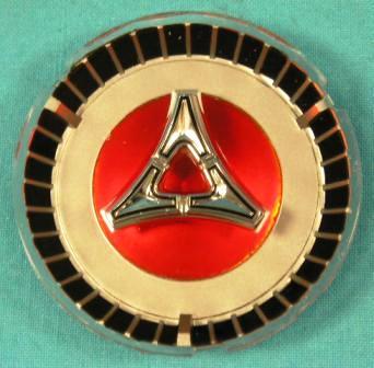 Round Plastic Grill emblem / Medallion