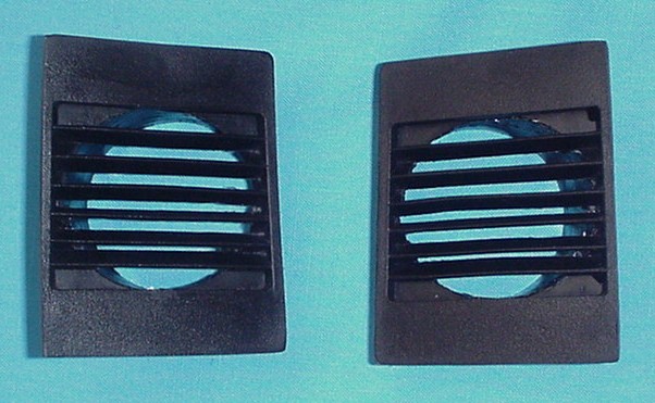 Dash Vents - Sold in pairs only - Black