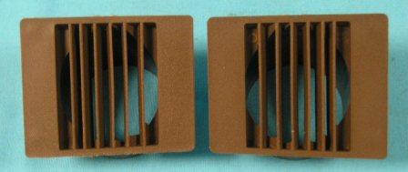 Dash Vents - Sold in pairs only - Brown (solid color)