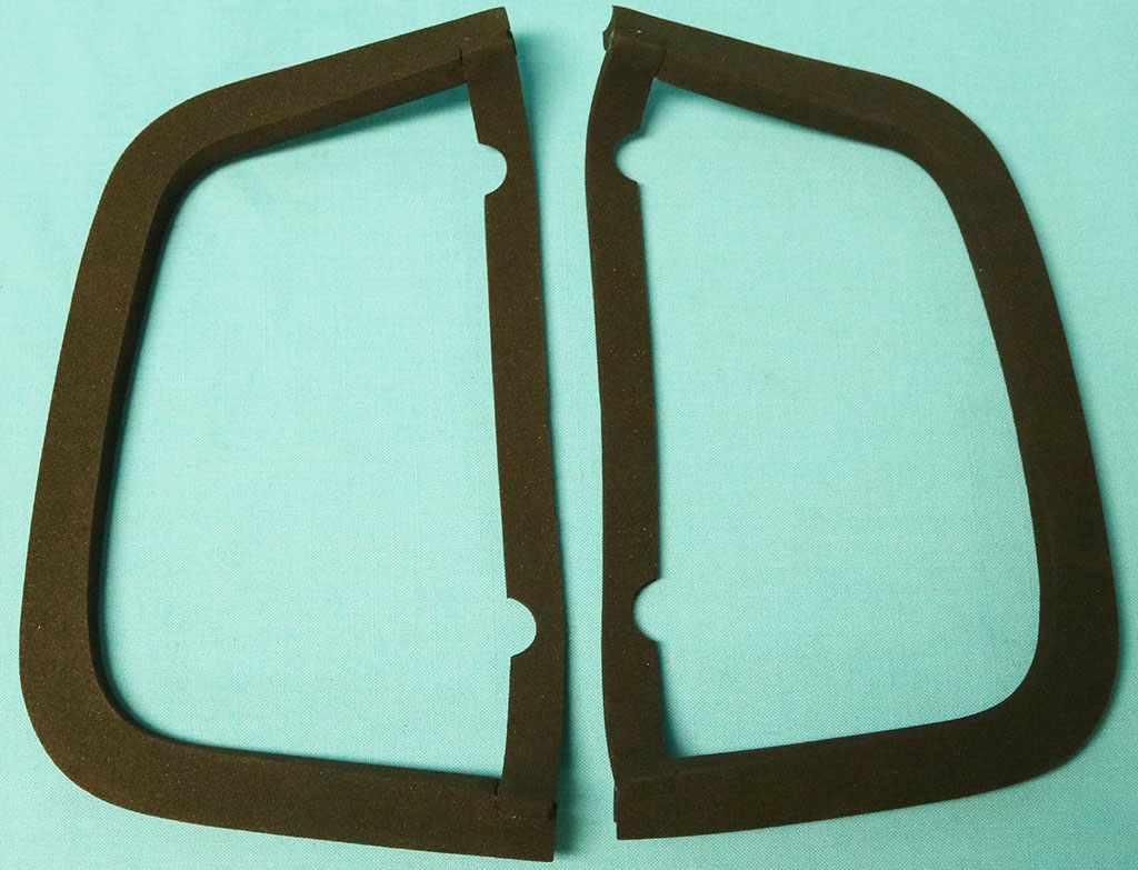Taillight to housing gaskets - sold as a pair only. (pair).  We do have "foam" type optional versions as well for much less money - inquire if interested in those "DB" versions.