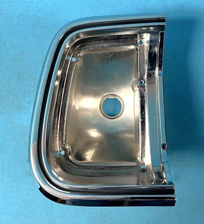 Drivers side Taillight Bezel. These bezels also come included with the Thick Rubber Tailight Bezel to Body Gasket.  (Discount exempt).