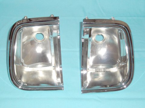 Taillight Bezels - PAIR- These bezels also come included with the Thick Rubber Tailight Bezel to Body Gasket