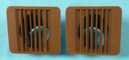 Dash Vents - Sold in pairs only - Brown (solid color)