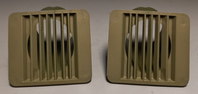 Dash Vents - Sold in pairs only - Dark Green (solid color)