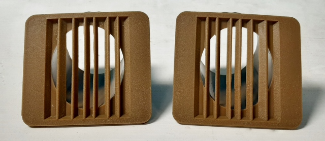 Dash Vents - Sold in pairs only - Tan (solid color)