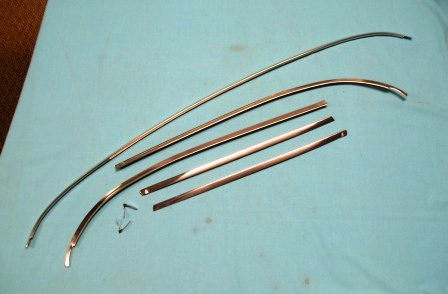 Windshield Molding trim set - 2dr. Hardtops - Including Charger (5 piece set in all) - Discount exempt