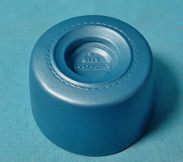 Padded Horn Button - Med. Blue - For Ralley Woodgrain Steering wheels.  Emblem in center not included - sold separately.