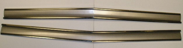 currently out of stock - Top & Bottom trunk moldings (pair). Hardware is "not" included. For hardware kit see part #MY-68CTCS. - Discount exempt