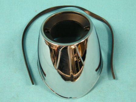 Right rear (long style) backup bezel - 3-5/8" long at the base.