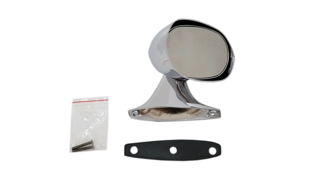 Rally Side View Mirror - Manual Style Passenger side Ralley side view mirror - Chrome Version - discount exempt