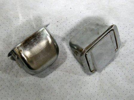 Rear Seat Ashtrays.  Also found on the 1967-69 A-Body convertible models near the rear seat armrest pads. (Pair pricing)