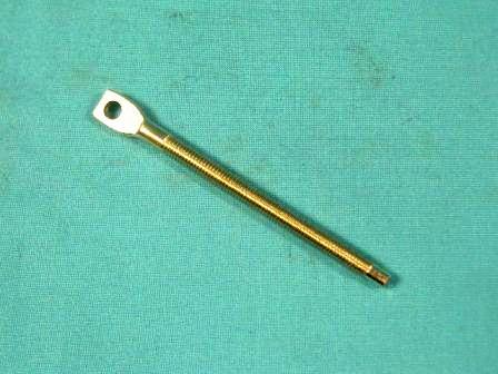 6" Spare tire stud - These are approximate measurements due to the fact that they were not exact originally from Chrysler.  It is therefore recommended that you measure to see which stud will fit the best for your car.